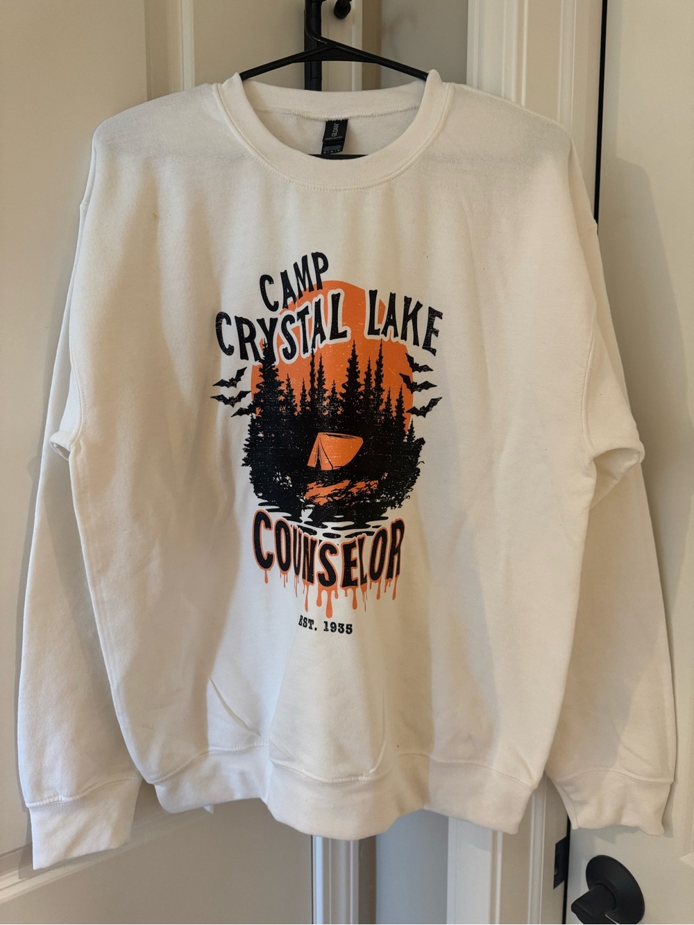 Halloween sweatshirt “Camp Crystal Lake Counselor” - M